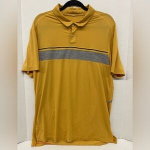 Mens Lululemon Evolution polo shirt size XL button up collar
